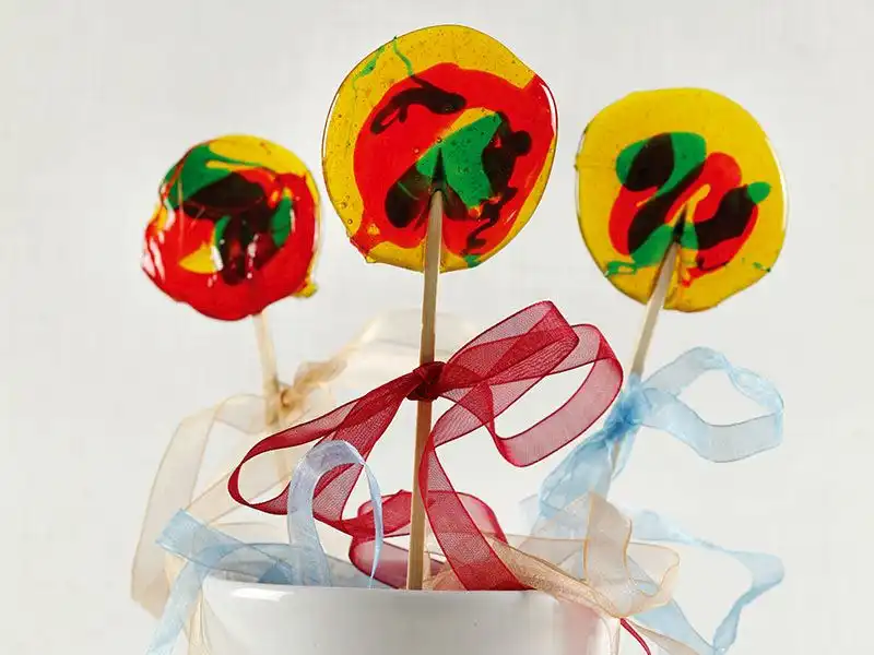 Ev Yapımı Lolipop Şeker