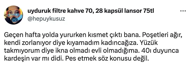 Pes etmek yok!