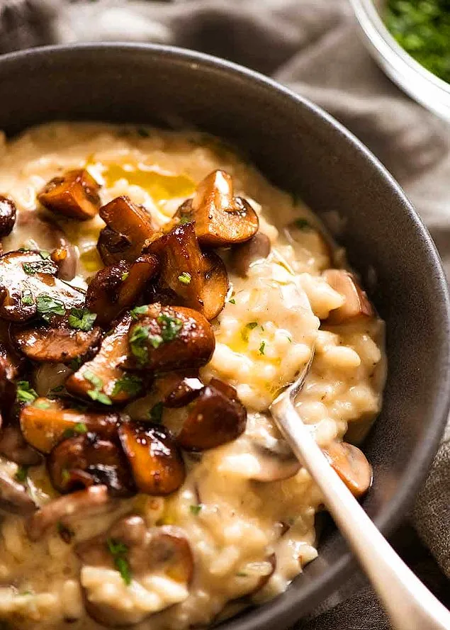 Mantarlı Risotto