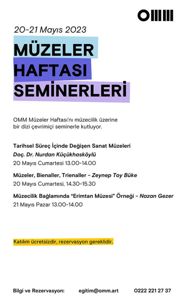 Müzeler Haftası’nda Çevrimiçi Seminerler 